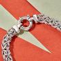 Ross-Simons Sterling Silver Medium Byzantine Bracelet