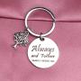 TongXin The Vampire Diaries Fans Gift The Originals TV Shows Inspired Gift Always and Forever Family Above All Keychain Family Tree Jewelry