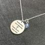 De&ai Godmother Appreciation Jewelry, Necklace for Godmother Birthday Mothers Day Christening Necklace