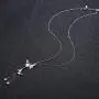 Sllaiss Sterling Silver Butterfly Choker Necklace for Women Austrian Crystals Butterfly Pendant Necklace Fine Jewelry Valentines Day Gift for Her