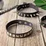 4 Pieces Biker Leather Studded Choker PU Leather Collar Choker Punk Rock Gothic Necklace Choker 4 Pieces Biker Leather Studded Choker PU Leather Collar Choker Punk Rock Gothic Necklace Choker