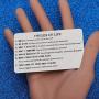 WUSUANED Motivational Gift 7 Rules of Life Quote Wallet Insert Card Inspirational Quote Jewelry Encouragement Gift