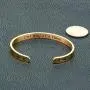 WinTrend Bracelet for Women 18K Gold Jewelry Mantra Cuff Bracelet Bangle Friend Encouragement Personalized Inspirational Funny Gift for Her Daughter Mom Friend