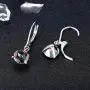 18K White Gold Plated Mystic Fire Topaz Leverback Earrings Hypoallergenic Jewelry For Women Girls 18K White Gold Plated Mystic Fire Topaz Leverback Earrings Hypoallergenic Jewelry For Women Girls