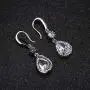 AMYJANE Elegant Jewelry Set for Women - Silver Teardrop Clear Cubic Zirconia Crystal Rhinestone Drop Earrings and Necklace Bridal Jewelry Sets Best Gift for Bridesmaids AMYJANE Elegant Jewelry Set for Women - Silver Teardrop Clear Cubic Zirconia Crystal Rhinestone Drop Earrings and Necklace Bridal Jewelry Sets Best Gift for Bridesmaids