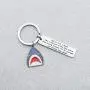 AKTAP Shark Keychain Shark Stuff Diver Jewelry Advice from A Shark Take A Bite Out of Life Shark Gifts for Shark Lovers AKTAP Shark Keychain Shark Stuff Diver Jewelry Advice from A Shark Take A Bite Out of Life Shark Gifts for Shark Lovers