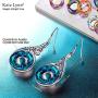 Kate Lynn Mothers Day Gifts for Women, Earrings for Women Nirvana of Phoenix Dangle Made with Crystals from Austria, Birthday Gift with Jewelry Box 1.1'' 0.6'', Symbol of Luck and Renewal