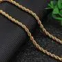 Gold Rope Chain 5mm, 20x More Real 24K, Diamond Cut For Men & Women Premium Fashion Jewelry Necklaces Over Semi Precious Bronze, Classic, 16-30 Inches USA made! Gold Rope Chain 5mm, 20x More Real 24K, Diamond Cut For Men & Women Premium Fashion Jewelry Necklaces Over Semi Precious Bronze, Classic, 16-30 Inches USA made!