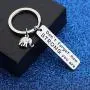 WUSUANED Friendship Keychain Never Forget How Strong You Are Elephant Jewelry Inspirational Gift For Elephant Lovers WUSUANED Friendship Keychain Never Forget How Strong You Are Elephant Jewelry Inspirational Gift For Elephant Lovers