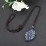 Jovivi Natural Rose Quartz/Ice Obsidian Fox Necklace Healing Crystal Gemstone Necklaces Pendant Protection Amulet Charm Jovivi Natural Rose Quartz/Ice Obsidian Fox Necklace Healing Crystal Gemstone Necklaces Pendant Protection Amulet Charm