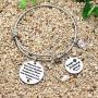 JQFEN Inspirational Jewelry Bracelets Whenever You Feel Overwhelmed Remember Inspirational Gift for Daughter