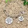 JQFEN Inspirational Jewelry Bracelets Whenever You Feel Overwhelmed Remember Inspirational Gift for Daughter
