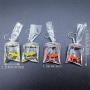 Fashion Funny Creative Koi Fish goldfish Water Bag Dangle Earrings Cute Handmade Earrings Womens Charm Jewelry Gift 4 pairs