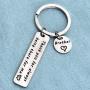 Zuo Bao Brother Keychain Thank You for Always Being There for Me Gift for Brother Family Jewelry