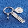 WUSUANED Gym Gift Workout Gift Sweat More Bitch Less Barbell Keychain Dumbbell Jewelry Fitness Gift