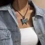 Ingemark Bling Stylish Statement Pendant Link Chain Necklace for Women Girls Punk Gothic Necklace Ingemark Bling Stylish Statement Pendant Link Chain Necklace for Women Girls Punk Gothic Necklace