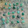 gemhub Approx 60 Ct / 12 Pcs Natural Oval Cut Colombian Loose Green Emerald Gemstones Lot