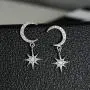 Angol Sterling Silver Drop &Dangle Moon Earrings, S925 Moon Drop Earrings with Cubic Zirconia, Crescent Moon Jewelry Dangling Earrings Hypoallergenic Jewelry for Women Teens with Angol Sterling Silver Drop &Dangle Moon Earrings, S925 Moon Drop Earrings with Cubic Zirconia, Crescent Moon Jewelry Dangling Earrings Hypoallergenic Jewelry for Women Teens with