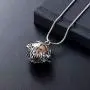 Minicremation Cremation Jewelry Urn Pendant Necklace for Ashes with Hollow Mini Keepsake Urn Memorial Jewelry for Ashes Minicremation Cremation Jewelry Urn Pendant Necklace for Ashes with Hollow Mini Keepsake Urn Memorial Jewelry for Ashes