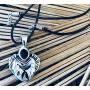 Trilogy Jewelry Pewter Grim Reaper Angel of Death Pendant on Leather Necklace