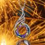 Kate Lynn Mothers Day Gifts for Women, Necklaces for Women Nirvana of Phoenix Pendant Made with Crystals from Austria, Birthday Gift with Jewelry Box 17.8''+2.0'', Symbol of Luck and Renewal