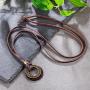 COOSTUFF ANNA Vintage Men Women Jewelry Rome Design Necklaces & Pendants Long Necklace Women Gift Colar Choker (Silver)