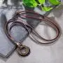 COOSTUFF ANNA Vintage Men Women Jewelry Rome Design Necklaces & Pendants Long Necklace Women Gift Colar Choker (Silver)