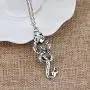 Death Eater Dark Mark Snake Symbol Pendant Chain Necklace Death Eater Dark Mark Snake Symbol Pendant Chain Necklace