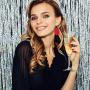 Faux Leather Teardrop Earrings for Women - Girls Leaf Drop Earrings Lightweight Dangle Earrings Handmade Jewelry Gift