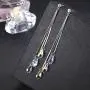 SBLING Platinum-Plated Color Change Multi-Teardrop Earrings Made with Aurora Borealis Swarovski Crystals SBLING Platinum-Plated Color Change Multi-Teardrop Earrings Made with Aurora Borealis Swarovski Crystals