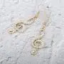 Women Dangle Earrings,Musical Note Drop Earring for Girl Rhinestone Earring Hook Earring with CZ Crystal Women Dangle Earrings,Musical Note Drop Earring for Girl Rhinestone Earring Hook Earring with CZ Crystal
