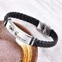 starchenie 12 Constellation Leather Bracelet Zodiac Signs Braided Punk Wrist Rope Cuff Bracelet
