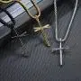 XIEXIELA Baseball Cross Pendant Necklace.Baseball Bats Athletes Stainless Steel Crucifix Pendant Chain Necklaces 22'' Rope Chain for Teen Boys Men Women Girls XIEXIELA Baseball Cross Pendant Necklace.Baseball Bats Athletes Stainless Steel Crucifix Pendant Chain Necklaces 22'' Rope Chain for Teen Boys Men Women Girls