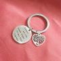 Funny Sister Keychain, Sibling Gifts, Cousin Bestie Keychain for Wedding Birthday Christmas Day Gift