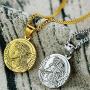XRDSS Christian Jesus Christ Face Pendant Necklace Stainless Steel Medallion Necklace