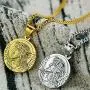 XRDSS Christian Jesus Christ Face Pendant Necklace Stainless Steel Medallion Necklace