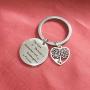 De&ai Godmother Goddaughter, Jewelry The Love Between a Godmother and Goddaughter is Forever Keychain, Aunt Niece Gift