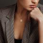 Yoosteel Dainty Layered Gold Necklaces for Women, 14K Gold Plated Tiny Hexagon Letter Necklace Personalized Initial Monogram Gold Layered Necklaces for Women Jewelry