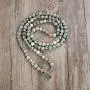 Prayer Yoga Jewelry Lotus Seed Charm Wrist Bracelet Mala Beads 108 Rosary Necklace Meaningful Handmade Gifts