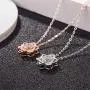 Inf-way I Love You Necklace, 925 Sterling Silver 100 Languages Projection on Round Onyx Pendant Loving Memory Collarbone Necklace 1 Pcs Inf-way I Love You Necklace, 925 Sterling Silver 100 Languages Projection on Round Onyx Pendant Loving Memory Collarbone Necklace 1 Pcs