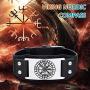 FaithHeart Viking Bracelet for Men-Nordic Bracelet with Runic Compass/Thors Hammer/Yinyang Wolf/Celtic Pentacle-Norse Vegvisir Jewelry