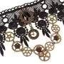 MEiySH Lolita Goth Punk Wedding Party Black Steam Punk Gear Choker Necklace