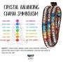 Chakra Awareness Balancing Leather3 Wrap Crystal Bracelet with Hematite for Women