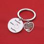 De&ai Spanish Teacher Appreciation Gift, Teachers in Spanish Apple Keychain, Enseña AMA Inspira Keychain