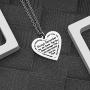 PARTNER Daughter Gift from Mom Dad Pendant Necklace Jewelry from Mom Dad Inspirational Necklace for Daughter Granddaughter