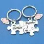HN HNHB Better Together Couple Keychain Lover Long Distance Relationship Gift Energetic Warm Heart Jewelry Gifts HN HNHB Better Together Couple Keychain Lover Long Distance Relationship Gift Energetic Warm Heart Jewelry Gifts