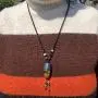 Simurg 7 Chakra Healing Stone Pendant Necklace for Meditation, Energy Enhancing, Protection and Spiritual Healing Simurg 7 Chakra Healing Stone Pendant Necklace for Meditation, Energy Enhancing, Protection and Spiritual Healing