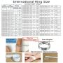 hohrayway Emotional Change Color Temperature Feeling Heartbeat ECG Rings Mood Rings for Lovers Stainless Steel Rings 6mm
