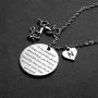Joycuff to My Daughter Unicorn Gifts for Girls from Dad Mom Necklaces Always Remember You are Braver Than You Believe Inspirational Birthday Christmas Initial Jewelry Gift