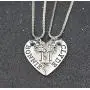 Meiligo Womens Mens Alloy Hip-hop Bonnie Clyde Letter Machine Gun Necklace Key Chain Hand Gun Revolver Pistol Pendant Matching Heart Jewelry Meiligo Womens Mens Alloy Hip-hop Bonnie Clyde Letter Machine Gun Necklace Key Chain Hand Gun Revolver Pistol Pendant Matching Heart Jewelry